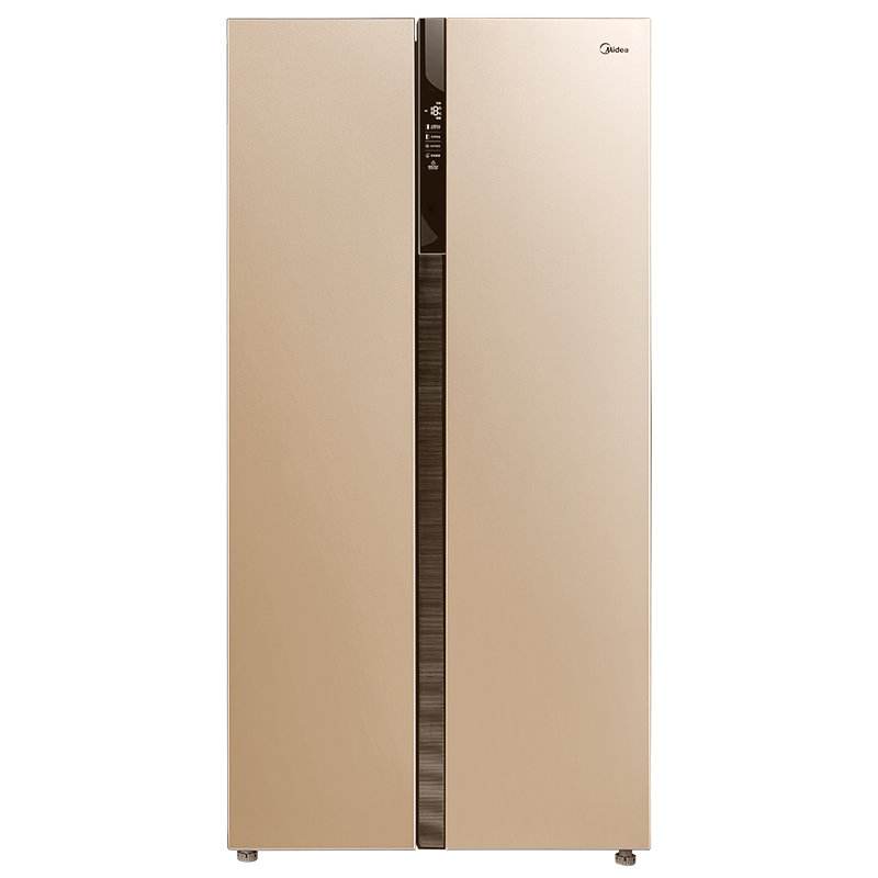 美的635L对开双开门家用大容量一级变频智能家电冰箱