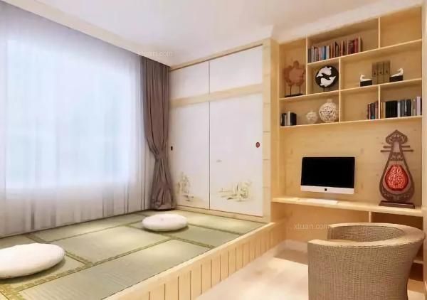 实木床现代简约橡木可定制榻榻米床无床头小户型卧室大床