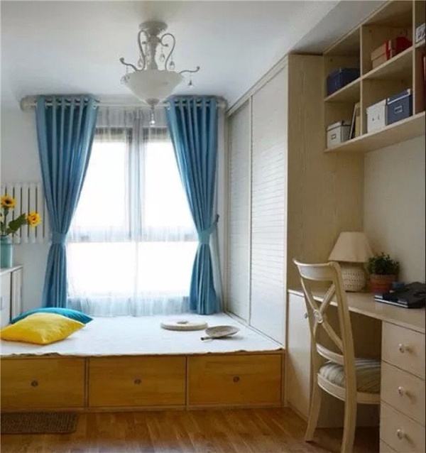 北欧床现代简约床主卧家具套装小户型婚床收纳高箱储物双人床
